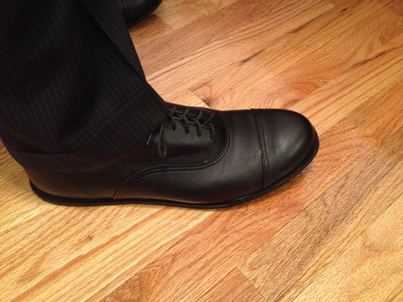 dress shoes with running soles